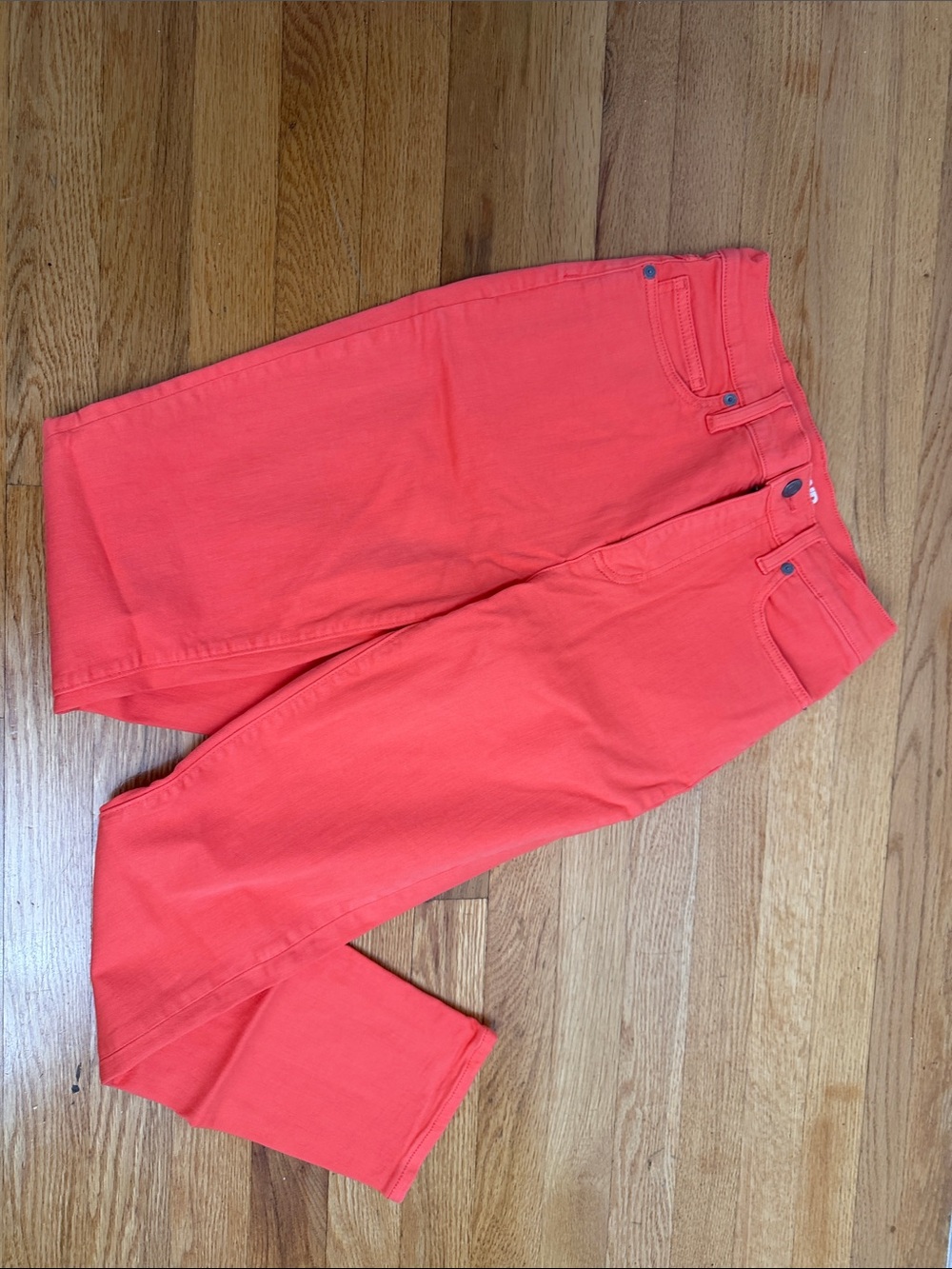 Lands' End Coral Pants High-rise slim 7/8